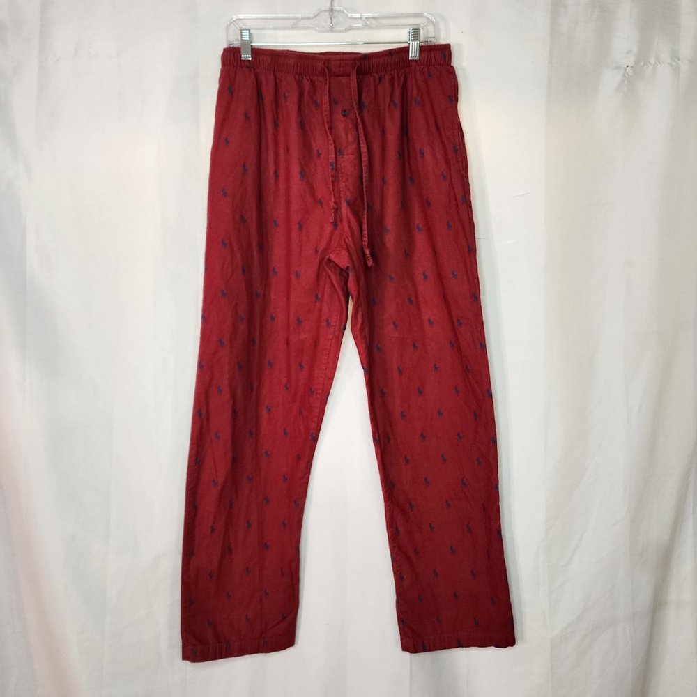 Polo Ralph Lauren Men's Pajama Pants Size Large 2 Pockets Drawstring Cotton